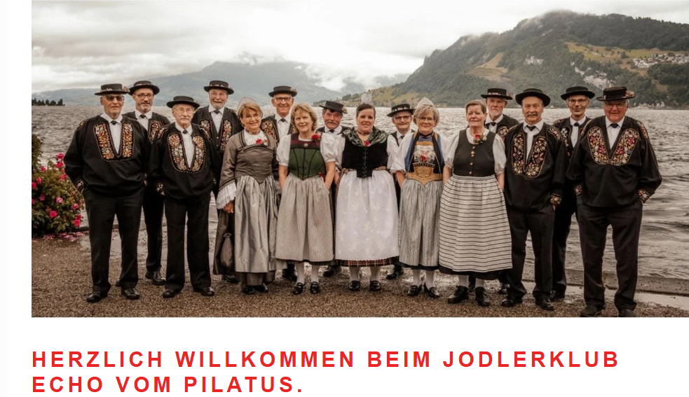 Jodlerklub &laquo;Echo vom Pilatus&raquo; - Massagen Philippe Hügin, Stans